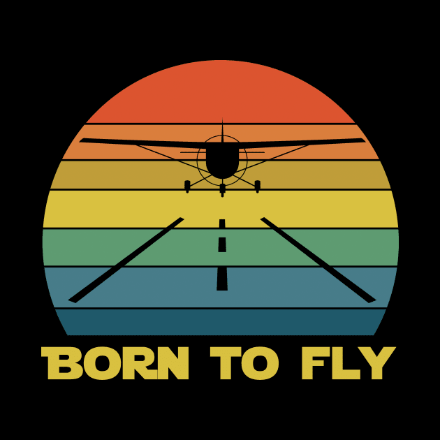 Born To Fly by Nifty T Shirts