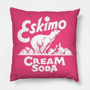 Vintage Soda Pop Bottlecap - Eskimo Cream Soda Pillow