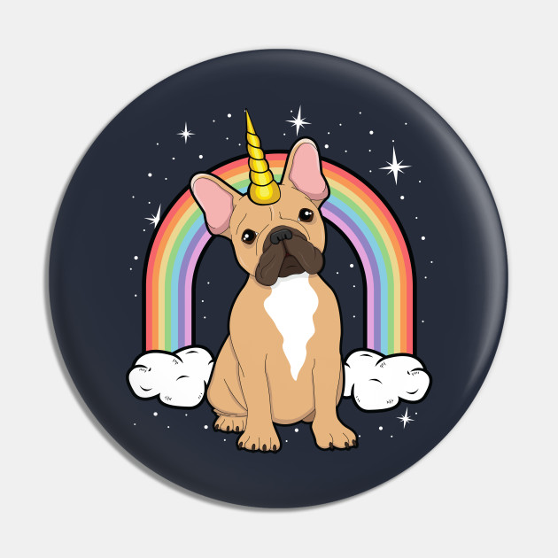 Unicorn French Bulldog Frenchie Rainbow Space Galaxy Kids French
