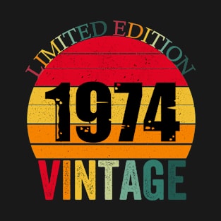 Vintage 1974 Limited edition T-Shirt