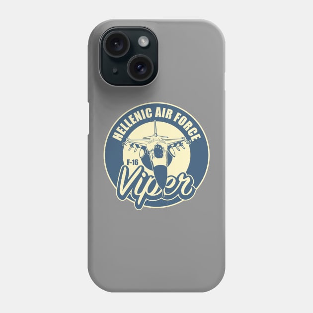 Hellenic Air Force F-16 Viper Phone Case by Tailgunnerstudios