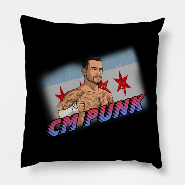 CM Punk Pillow by Tuna2105