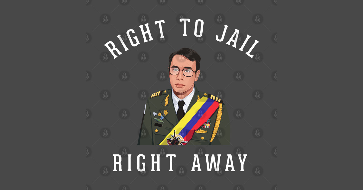 Right to jail, right away Fred Armisen TShirt TeePublic