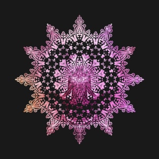 Mandala Sacred Geometry Yogis Meditation Art Yoga Mantra Good Vibes Gift T-Shirt