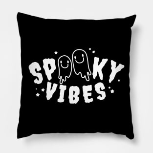 Spooky Vibes with Ghost! Pillow