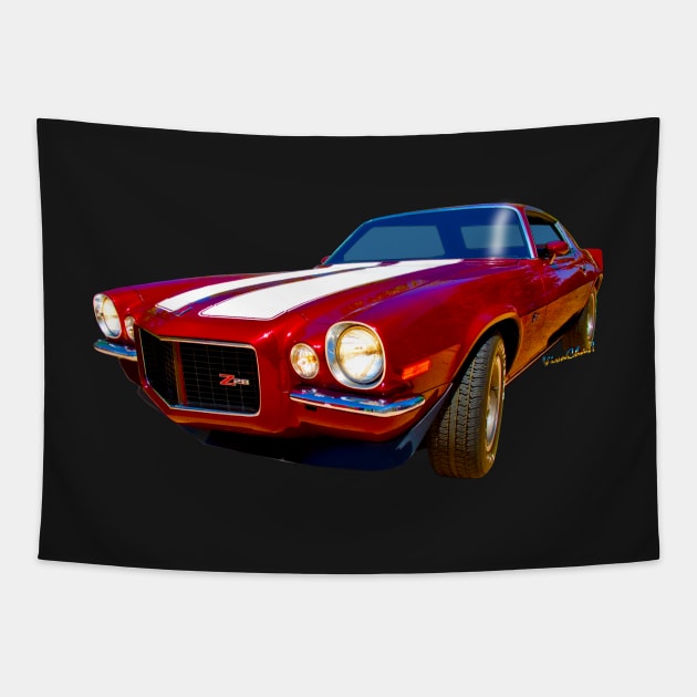 1971 Z28 Camaro HDR Tapestry by vivachas