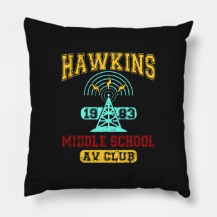 Stranger Things Tee - Hawkins AV Club 1 Pillow