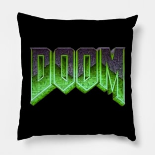 Doom Green logo Pillow