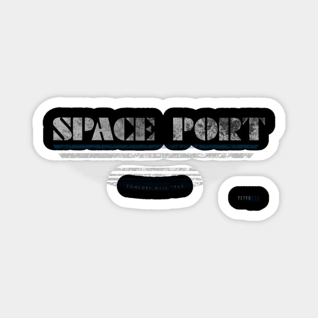 Space Port Arcade! Magnet by Retro302