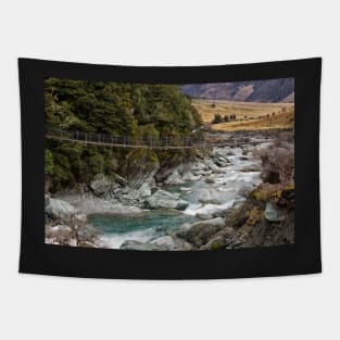 Swing Bridge across Matukituki River Tapestry