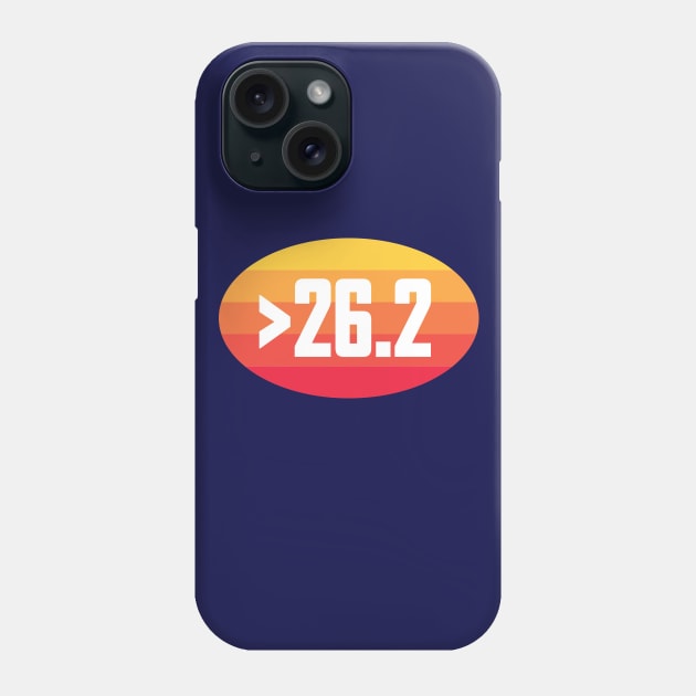 >26.2 Ultra Running Ultra Marathon Phone Case by PodDesignShop