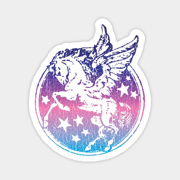 Vintage Pegasus Magnet by noranovak