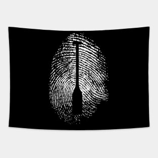 Paddle Fingerprint Paddling Watersports Passion Tapestry