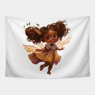 Black fairy girl Tapestry