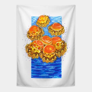 Jellyfish skulls Tapestry