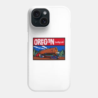 Vintage Oregon Decal Phone Case