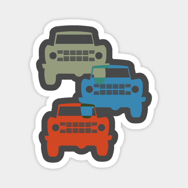 Classic Bronco Grills Magnet by Drafted Offroad