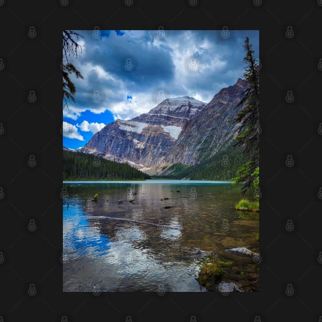 Jasper National Park Mountain Snowy Peak Photo V1 by Family journey with God