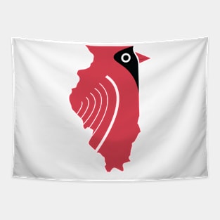 Illinois State Bird Tapestry