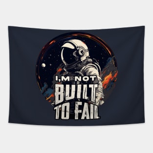 Built for Success: Inspirational Motivational Quotes Tapestry