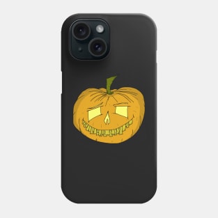 Halloween Jack O Lantern Evil Creepy Teeth Phone Case