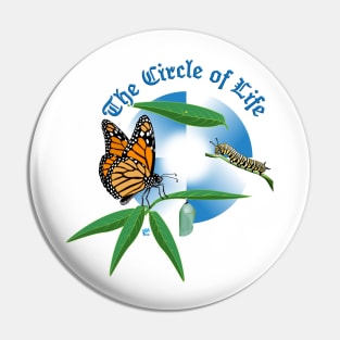 Monarch-Circle of Life Pin