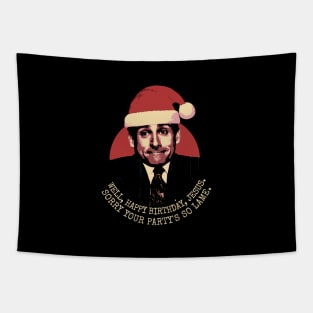 the office - christmas quote Tapestry