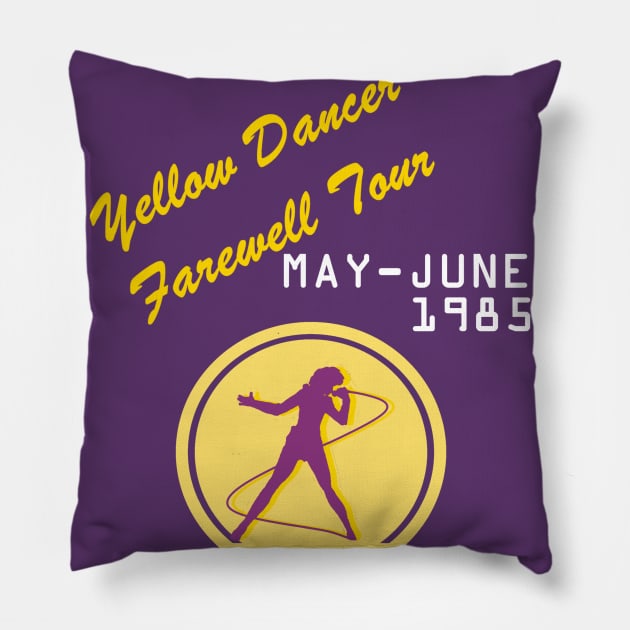 Yellow Dancer Farewell Tour Pillow by PotinaSeptum