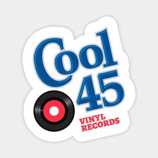 Cool 45 Vinyl Records Magnet