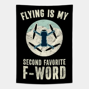 Funny Drone Pilot Flying is my second favorite F Word Tapestry