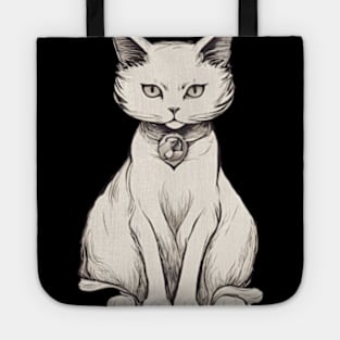 symbolism cat art Tote