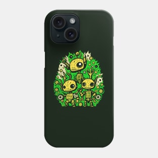 Three Robots Amigos Phone Case