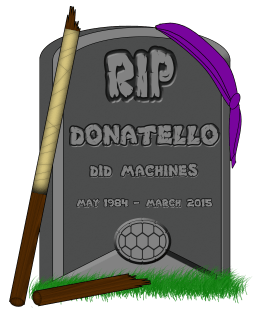 RIP Donatello Magnet