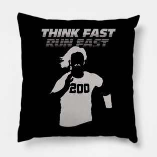 Chad Powers Think Fast Run Fast Pillow