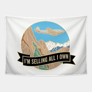 SELL YOUR STUFF AND TRAVEL Tapestry