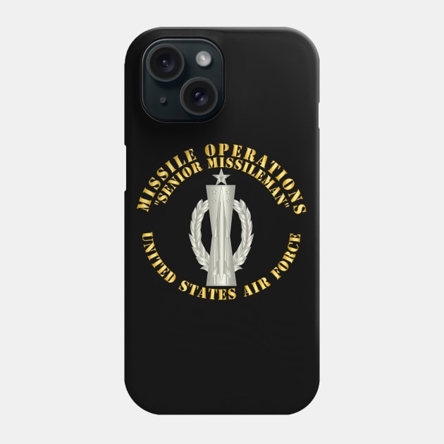 USAF - Missile Operations - Missileman - Senior Phone Case by twix123844