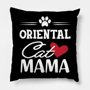 Oriental Cat Mama Pillow