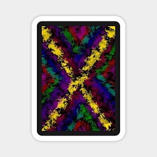 Abstract cross Magnet