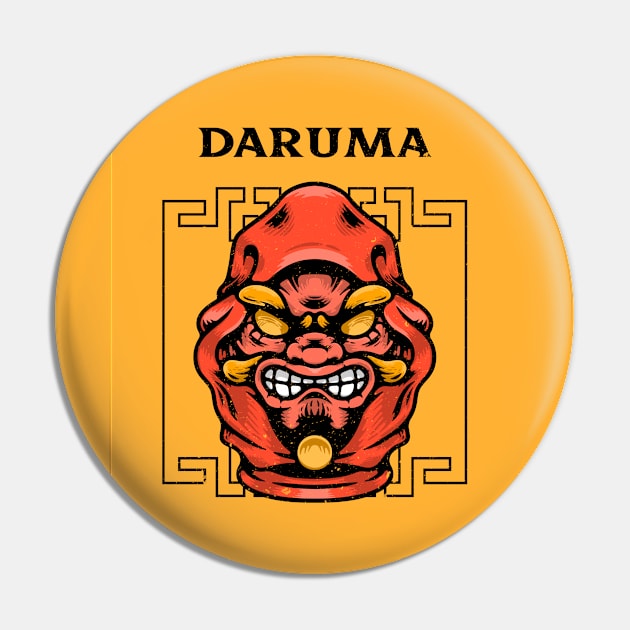 Daruma Pin by AladdinHub