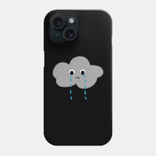 Sad cloud Phone Case