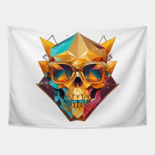 Colorful Skull Tapestry