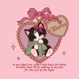 taurus sassy vintage kitty T-Shirt