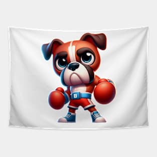 Cute Boxer Dog Tapestry