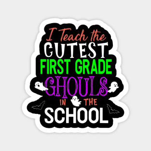 Halloween Teacher Costume Tshirt Pumpkin School Outfit Magnet