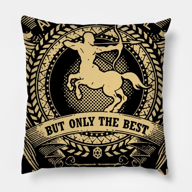 All Men Are Created Equal But Only The Best Are Born In December Pillow by ThuyNga