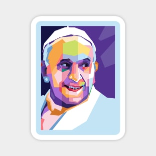 Pope in popart Magnet