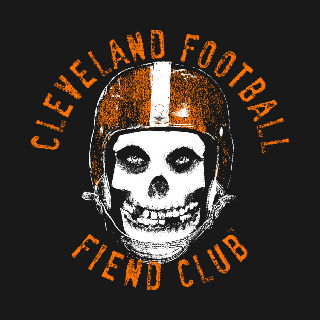 Disover CLEVELAND FOOTBALL FIEND CLUB - Cleveland Browns - T-Shirt