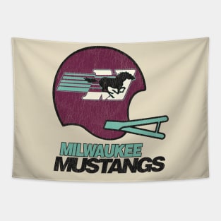 Defunct Milwaukee Mustangs Football Team Tapestry