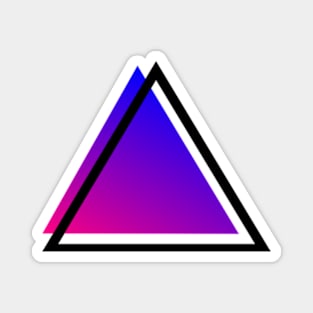 Neon triangle Magnet