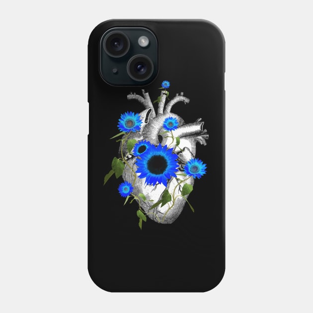 Floral heart 2 Phone Case by Collagedream